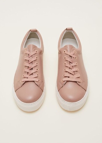 Phase Eight Platform Flats Light Pink Australia | KU7091352